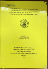 RANCANG BANGUN ALAT UKUR UJI SELISIH LAPANG KOLIMASI BERKAS SINAR-X DAN UJI INTENSITAS CAHAYA KOLIMATOR PADA PESAWAT SINAR-X DENGAN INTERFACE WEBSITE DILENGKAPI PENYIMPANAN DATA