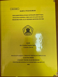 Pengaruh Pengaturan Envelope Shift Pada Pengujian Kinerja NIBP (Non Invasive Blood Pressure Pada Alat Bedside Monitor iPM9800