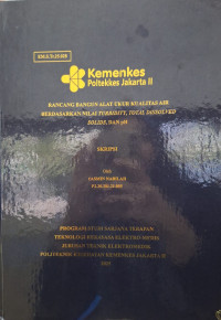 Rancang Bangun Alat Ukur Kualitas Air Berdasarkan Nilai Turbidity, Total Dissolved Solids, dan pH