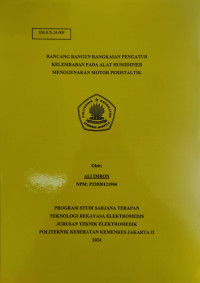 Rancang Bangun Rangkaian Pengatur Kelembaban Pada Alat Humidifier Menggunakan Motor Peristaltik