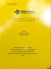 ANALISA DAN PERBANDINGAN DUA METOE CEK ANTARA PADA ALAT TACHOMETER