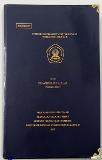 Pemodelan Friability Tester Dengan Indikator laik Edar