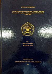 Persepsi Masyarakat Dewasa Mengenai Vaksinasi Covid-19 di Kecamatan Tanah Cogok Kabupaten Kerinci Provinsi Jambi Tahun 2022