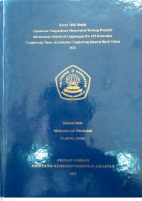 Gambaran Pengetahuan Masyarakat Tentang Penyakit Rheumatoid Arthritis di Lingkungan Rw 015 Kelurahan Cengkareng Timur, Kecamatan Cengkareng Jakarta Barat Tahun 2023