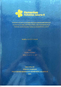 Formulasi dan Uji Stabilitas Pelembab Stik dengan Kandungan Shea Butter (Vitellaria paradoxa) dan Variasi Asam Stearat Sebagai Hardening Agent