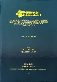Potensi Interaksi Obat pada Pasien Diabetes Mellitus Tipe 2 dengan Dislipidemia di Instalasi Rawat Jalan RSUD Tarakan Jakarta tahun 2022-2023
