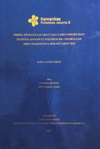Profil Penggunaan Obat pada Pasien Sirosis Hati di Instalasi Rawat Inap RSUD dr. Chasbullah Abdulmadjid Kota Bekasi Tahun 2024