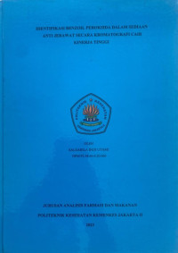 Identifikasi Benzoil Peroksida Dalam Sediaan Anti Jerawat Secara Kromatografi Cair Kinerja Tinggi