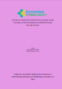 Uji Mutu Fisik dan Penetapan Kadar Asam Salisilat Pada Sediaan Serum Wajah Secara KCKT