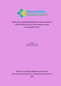 Penetapan Kadar Kotrimoksazol dalam Sediaan Tablet Menggunakan Ultra Performance Liquid Chromatography 
(UPLC)