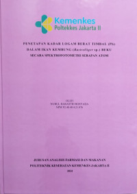 Penetapan Kadar Logam Berat Timbal (Pb) dalam Ikan Kembung (Rastrelliger sp.) Beku Secara Spektrofotometri Serapan Atom