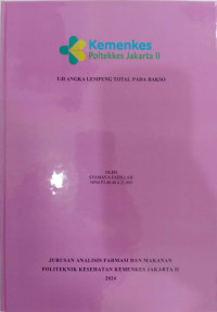 Uji Angka Lempeng Total Pada Bakso