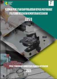 Pedoman Penelitian dan Pengabdian Kepada Masyarakat  Polteknik Kesehatan Kementerian Kesehatan