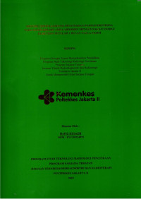 Image of METODE HIPOFRAKSINASI PENYINARAN RADIASI EKSTERNA\r\nPADA KASUS KELOID AREA ABDOMEN MENGGUNAKAN ENERGI\r\nELEKTRON SETELAH 1 BULAN PASCA EKSISI