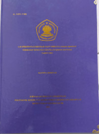 Uji Efektivitas Ekstrak Daun Srikaya (Annona Squamosa) Terhadap Kematian Kecoa (Periplaneta americana) Tahun 2021