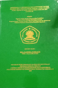 Pemeriksaan MRI Kepala Dan Diffussion Tensor Imaging (DTI) Sebagai Studi Tindak Lanjut Pasien Paska Sembuh Dari Coronavirus Disease 2019
(COVID-19)