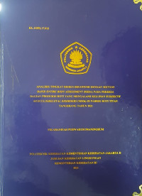 Analisis Tingkat Risiko Ergonomi Dengan Dengan Metode Rapid Entire Body Assessment  (REBA) Pada Pekerja Bagian Produksi Roti Mengalami  Yang  Mengalami Keluhan Subjektif Musculoskeletal Disordes  (MSDs) Di Pabrik Roti Titan Tanggerang Tahun 2021
