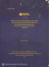 Hubungan Perilaku Hidup Bersih dan Sehat (PHBS) Ibu Balita Dengan Kejadian Diare Pada Balita Di RW 009, Kelurahan Lubang Buaya, Kecamatan Cipayung, Jakarta Timur Tahun 2025