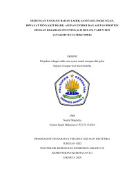 Hubungan Panjang Badan Lahir, Sanitasi Lingkungan, Riwayat Penyakit Diare, Asupan Energi dan Asupan Protein Dengan Kejadian Stunting (6-23 Bulan) Tahun 2019