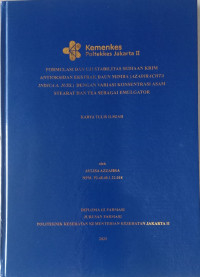 Formulasi dan Uji Stabilitas Sediaan Krim Antioksidan Ekstrak Daun Mimba (Azadirachta indica A. Juss.)  dengan Variasi Konsentrasi Asam Stearat dan TEA sebagai Emulgator
