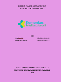 Laporan Praktik Kerja Lapangan\r\nPT. Biometrik Riset Indonesia