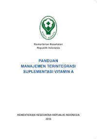 Panduan Manajemen Terintegrasi Suplementasi Vitamin A