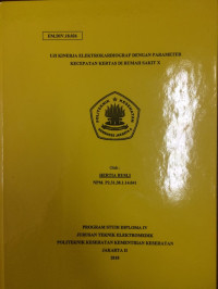 Uji Kinerja Elektrokadiograf dengan Parameter Kecepatan Kertas di Rumah Sakit X