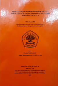 Kebiasaan Konsumsi Kopi Terhadap Tekanan Darah Pada Mahasiswa Jurusan Gizi Poltekkes Kemenkes Jakarta II