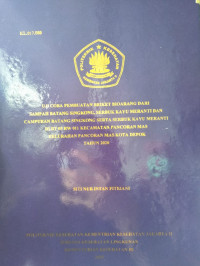 Uji Coba Pembuatan Briket Bioarang dari sampah Singkong, serbuk kayu Meranti dan Campuran Batang Singkong serta serbuk Kayu Meranti di RT 05 RW 011 Kecamatan Pancoran Mas  Kota Depok Tahun 2020