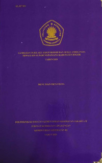 Gambaran Perilaku Hidup Bersih dan Sehat (PHBS) pada siswa/I SDN Parung Panjang Kabupaten Bogor Tahun 2020