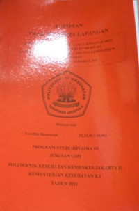 Laporan Pelaksanaan Keluarga Binaan (KABIN) Kasus Anak Obesitas Di Rt 008 Rw 002 Kelurahan Kebon Jeruk Kecamatan Kebon Jeruk Jakarta Barat