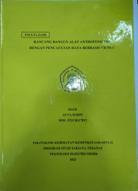 Rancang Bangun Alat Antropometri Dengan Pencatatan Data Berbasis VB. Net