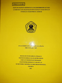 Rancang Bangun Sistem Data Logger Berbasis Lot Pada Luxmeter Yang Diengkapi Pada Pengukuran Jarak Dengan Interface Smartphone Android