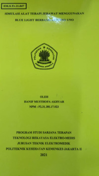 Simulasi Alat Terapi Jerawat Menggunakan Blue Light Berbasis Arduino Uno