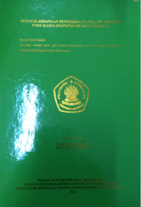 Penatalaksanaan Pemeriksaan Follow Through Pada Kasus Dyspepsia Di RSUD Tarakan