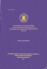 Studi Desktiptif Pengelolaan Sampah Pada Phase Dan Phase Collection Di Pasar Desa Cikupa , Kabupaten Tangerang, Banten Tahun 2021