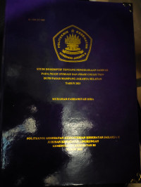 Studi Deskriptif Tentang Pengelolaan Sampah Pada PPhase Storage Dan hase Collesction Di PD Pasar Mampang Jakarta Selatan Tahun 2022