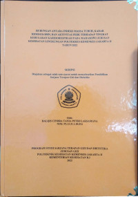 Hubungan antara Indeks Massa Tubuh, Kadar Hemoglobin, dan Aktivitas Fisik terhadap Tingkat Kebugaran Kardiorespirasi pada Mahasiswi Jurusan Kesehatan Lingkungan Poltekkes Kemenkes Jakarta II Tahun 2022