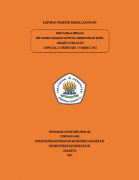 Laporan Pelaksanaan Keluarga Binaan Kasus Remaja Underweight di Wilayah RW 06 Kelurahan Gunung, Kecamatan Kebayoran Baru, Jakarta Selatan