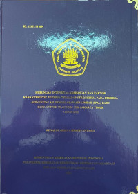 Hubungan Intensitas Kebisingan Dan Faktor Karakteristik Pekerja Terhadap Stress Keraja Pada Pekerja Area Instalasi Pengolahan Air Limbah(IPAL) Baru Di PT. United Tractors TBK Jakarta Timur Tahun 2022