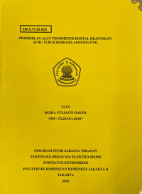 Pemodelan Alat Tensimeter Digital Dilengkapi Suhu Tubuh Berbasis Arduino Uno