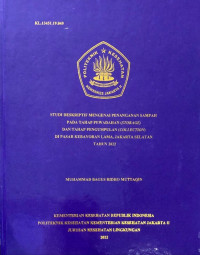 Studi Deskriptif Mengenai Penanganan Sampah pada Tahap Pewadahan (Storage) dan Tahap Pengumpulan (Collection) di Pasar Kebayoran Lama, Jakarta Selatan Tahun 2022