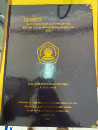 Rancang Bangun Alat Penghitung Kalori Pada Makanan Berbasis Arduino Uno