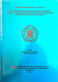 Laporan Praktik Kerja Lapangan Identifikasi Bakteri Salmonella pada Udang Putih  Beku (Litopenaeus vannamei)