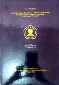 Evaluasi Kelengkapan Resep Secara Administrasi dan Farmasetik pada Pasien BPJS di Apotek Sana Farma Tebet Periode Januari - Maret 2023