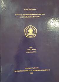 Pola Terapi Hipertiroid pada Pasien Rawat Jalan di RSUD Budhi Asih Tahun 2022