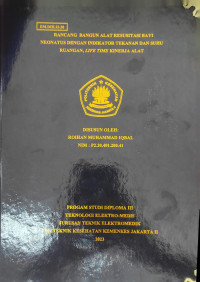 Rancang  Bangun Alat Resusitasi Bayi Neonatus Dengan Indikator Tekanan Dan Suhu Ruangan, Life Time Kinerja Alat