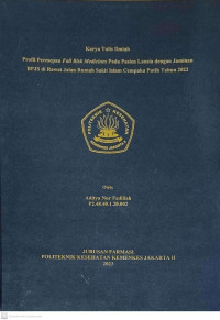 Profil Peresepan Fall Risk Medicines Pada Pasien Lansia dengan Jaminan BPJS di Rawat Jalan Rumah Sakit Islam Cempaka Putih 2022