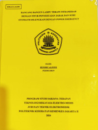 Rancang Bangun Lampu Terapi Inframerah Dengan Fitur Penyesuaian Jarak Dan Suhu Otomatis Dilengkapi Dengan Power Emergency