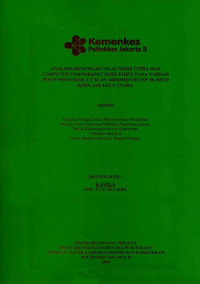 Analisis Hubungan Nilai Noise Citra dan Computed Tomography Dose Index Pada Variasi Pitch Protokol CT Scan Abdomen Rutin Di RSUD Koja Jakarta Utara